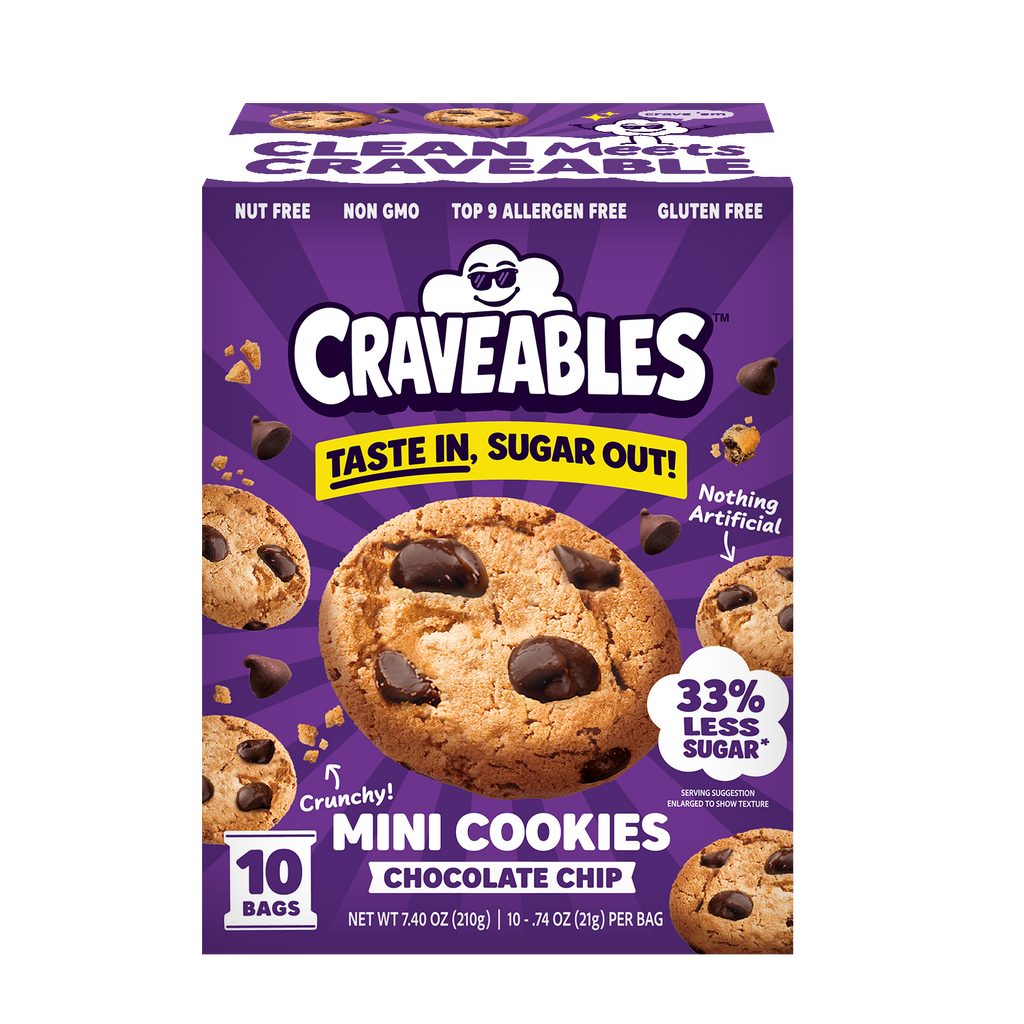 Craveables Chocolate Chip Crunchy Mini Cookies